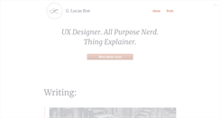 Desktop Screenshot of glucasroe.com